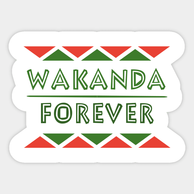 WAKANDA Apparel Classic Sticker by mangobanana